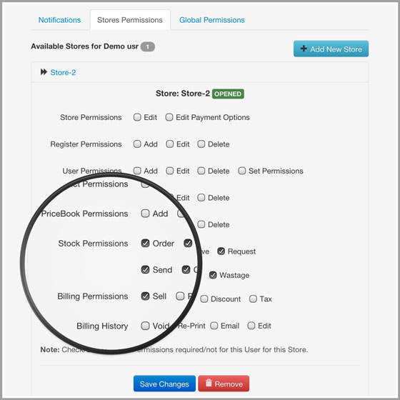 Employee Roles and Permissions